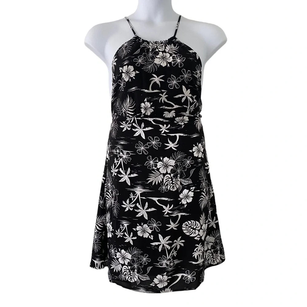 5/$25 Streetwear Society Tropical Tie-Back Dress or Swimsuit Coverup XL NWT - Picture 1 of 12